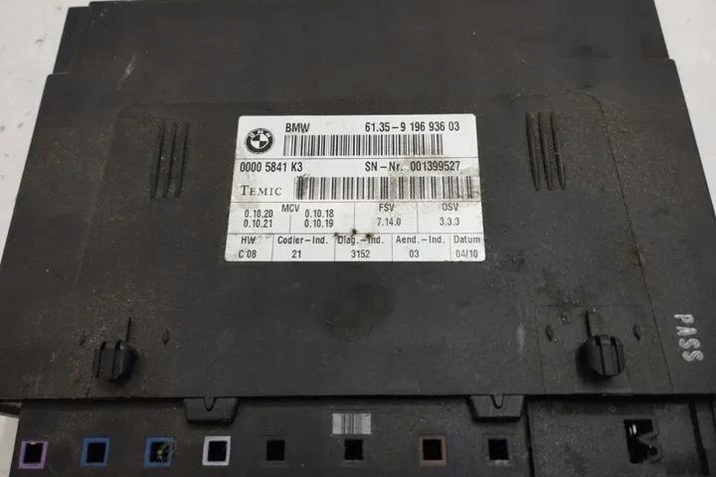 фото №7, Модуль przedniedo lewego сидіння bmw x5 e70 6135919693603 3.0l дизель 173kw