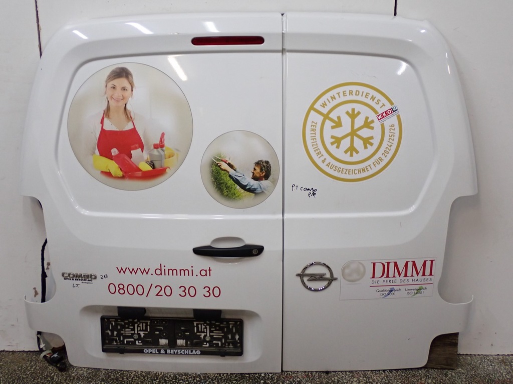 фото №2, 2x дверь задняя правое+ левая полный europa berlingo iv combo rifter 21r