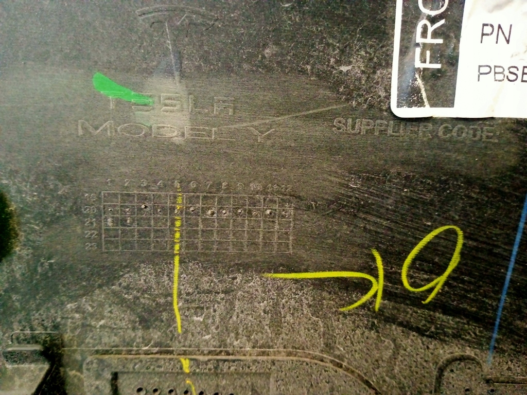 фото №7, Tesla model y бампер перед плита решітка