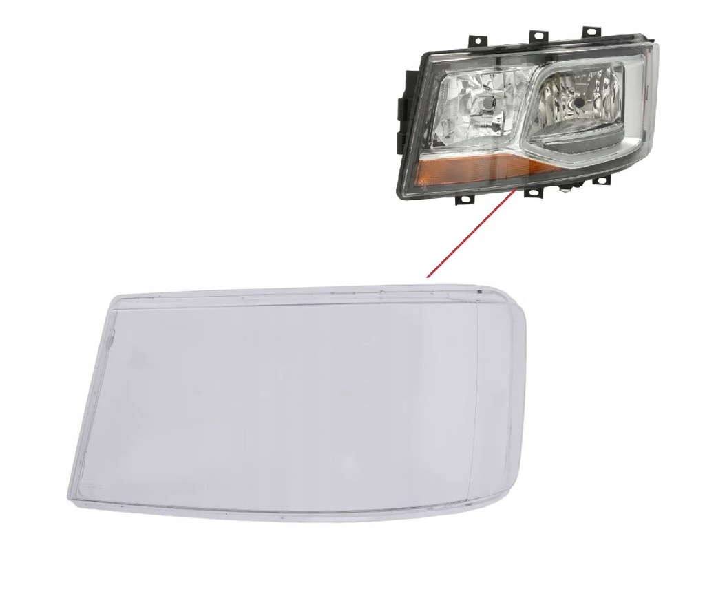 фото №1, Скло скло фари фара ліва scania p g r s 2017-