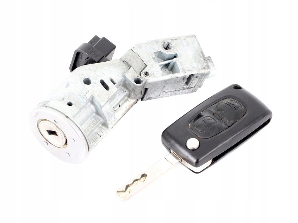 фото №1, Замок зажигания ключ citroen c2 c3 ii c3 pluriel c4 c6 peugeot 1007 407