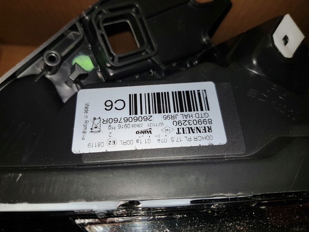 фото №4, Новый фара renault scenic iii левый 260606760r