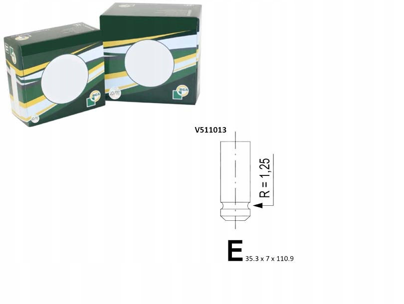 фото №1, Клапан всмоктуючий bga