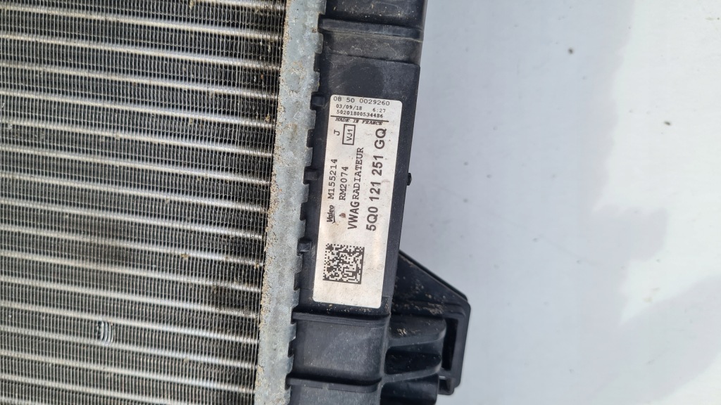 Vw golf vii рестайлинг  17-21 1.5 tsi радиатор набор радиатор воды кондиционера с Разборки