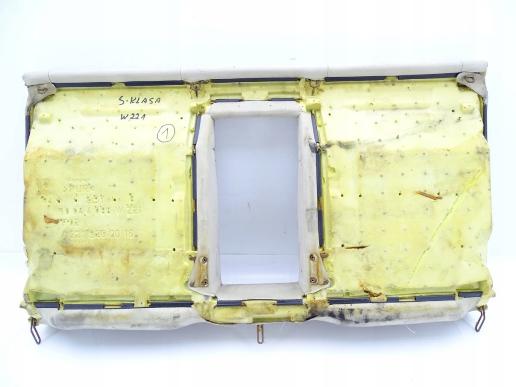 фото №5, Mercedes s w221 05-13 спинка сидіння задня шкіра