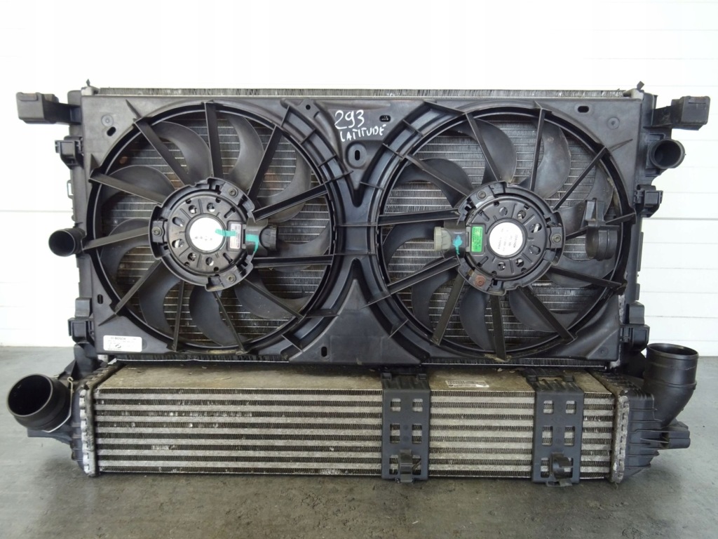 фото №2, Радиатор вентиляторы kpl renault latitude 3.0 dci