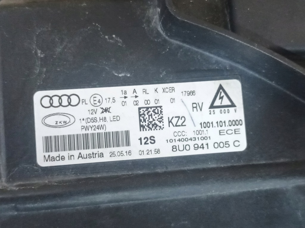 фото №7, Лампа передня ліва audi q3 lift 8u0 перед лівий