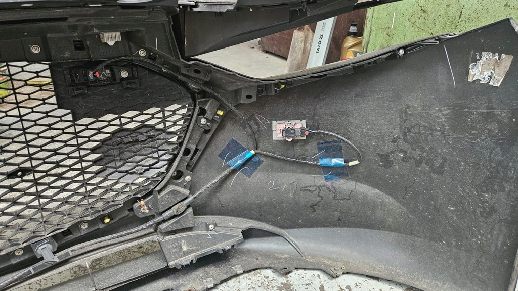 фото №9, Mazda 3 bp iv 19r бампер перед передний 41w kompletny датчики pdc радар