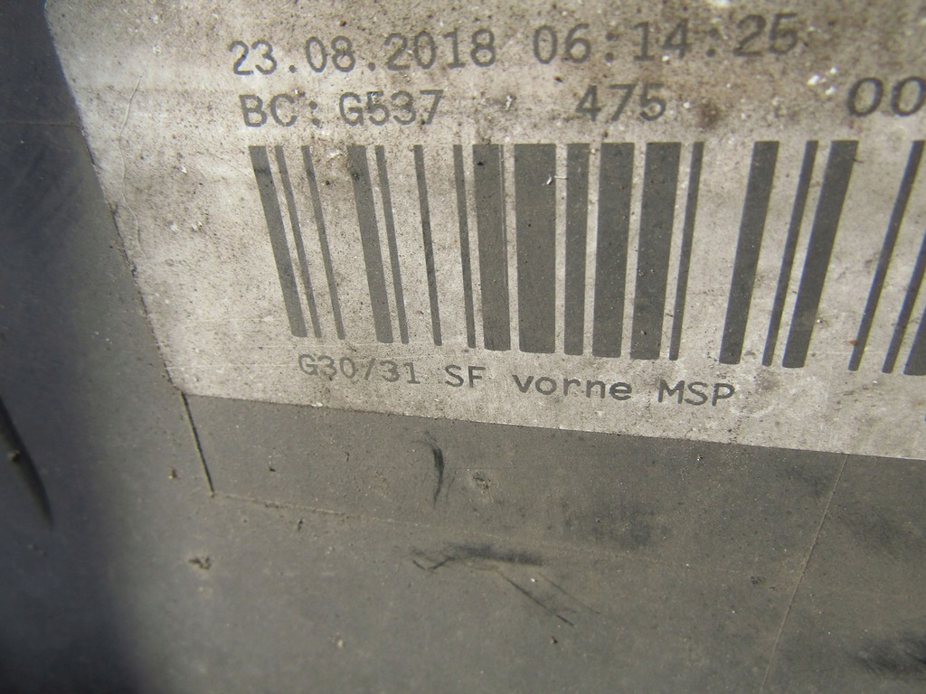 фото №10, Бампер bmw 5 g30 g31 16-20 перед pdc m-pakiet