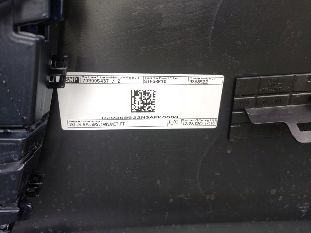 фото №7, Бампер задняя pdc bmw 7 g70 цвет c3z