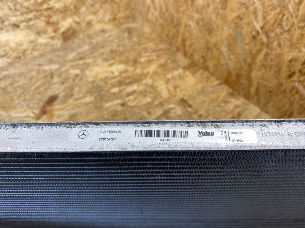 фото №11, Радіатор wody mercedes w177 w247 w118 1.5d a2475000203