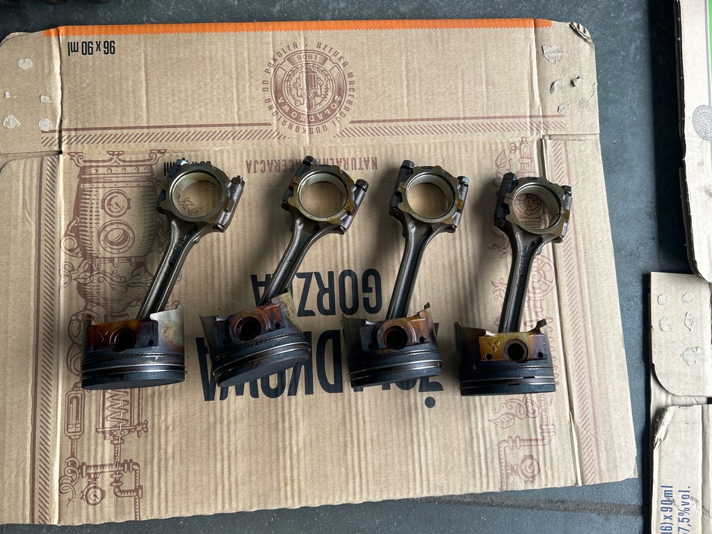 фото №1, Поршень с шатун mitsubishi outlander lancer 4g63