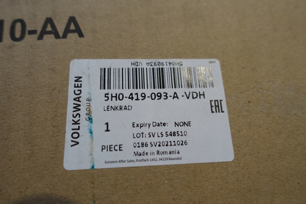 фото №7, Vw golf viii 8 повітропровід пелюстки перемикання ідеальний стан jak nowa