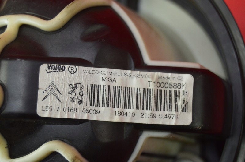 фото №6, Воздуходувка вентилятор обдув eu t1000588k citroen c3 picasso 08-13