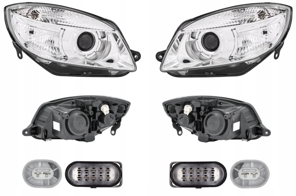 фото №1, Фара skoda fabia 5j roomster 06- l+p hella