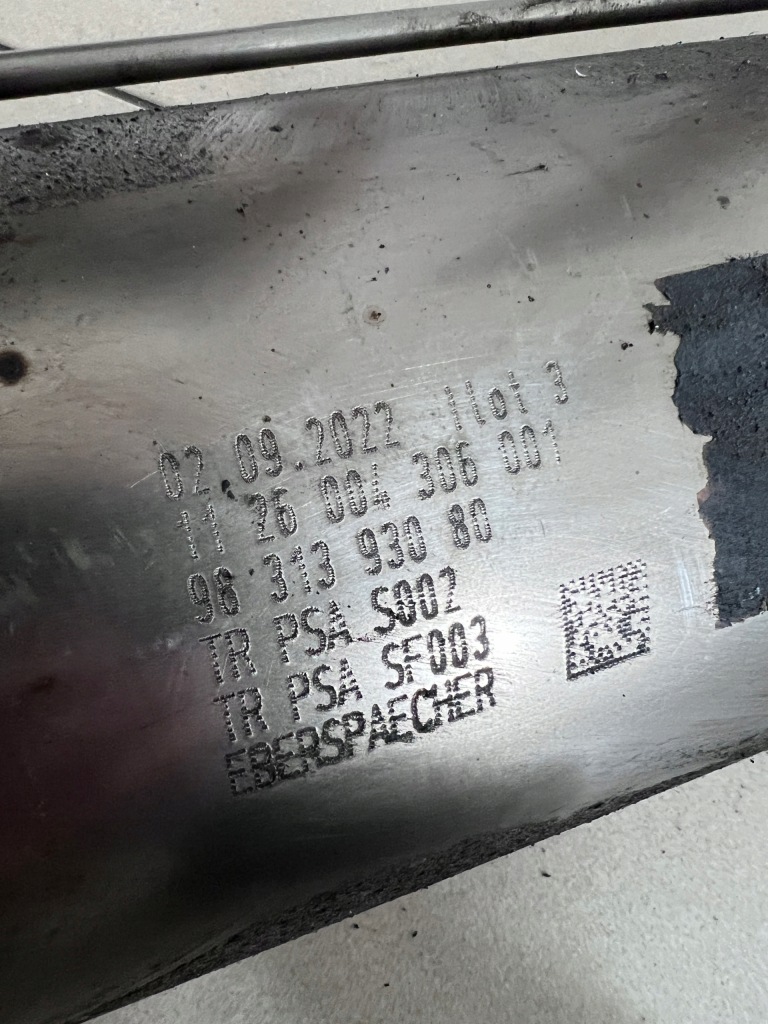 Катализатор фильтр dpf peugeot expert 3 16- 2.0 bluehdi ah01 9807255910 с Разборки