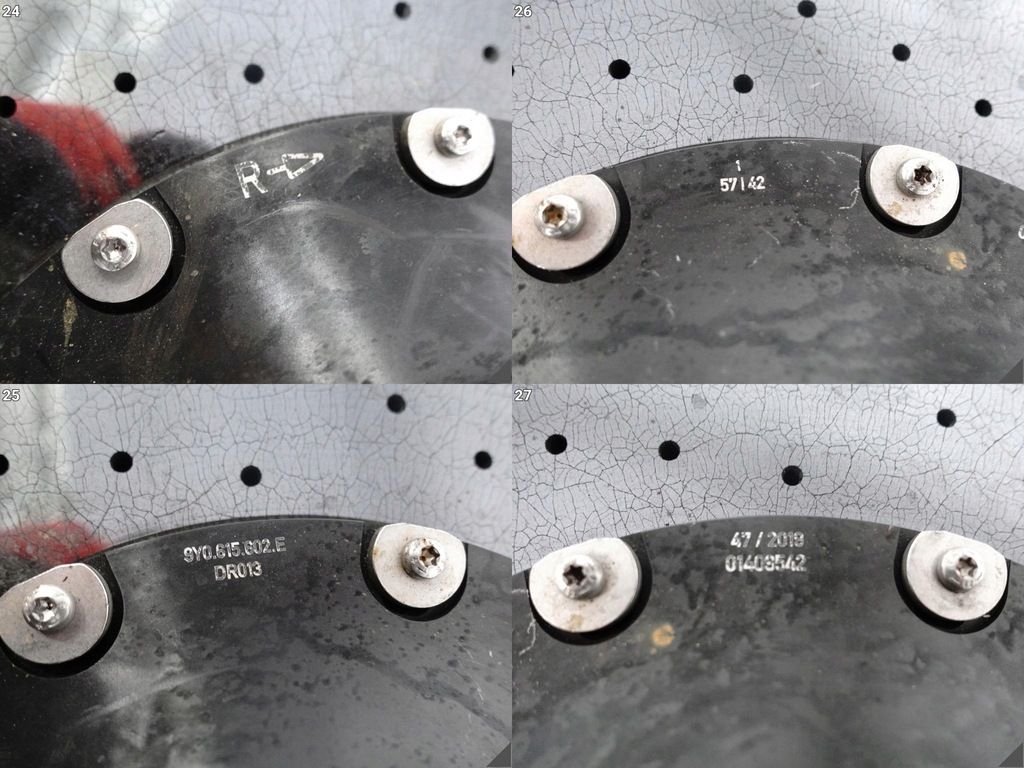 фото №13, Porsche cayenne 9y0 9y3 panamera 971 taycan диск керамічна права задня