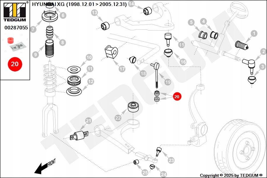 фото №11, Poliuretanowy element кріплення амортизатора втулка з'єднувач стабілізатора