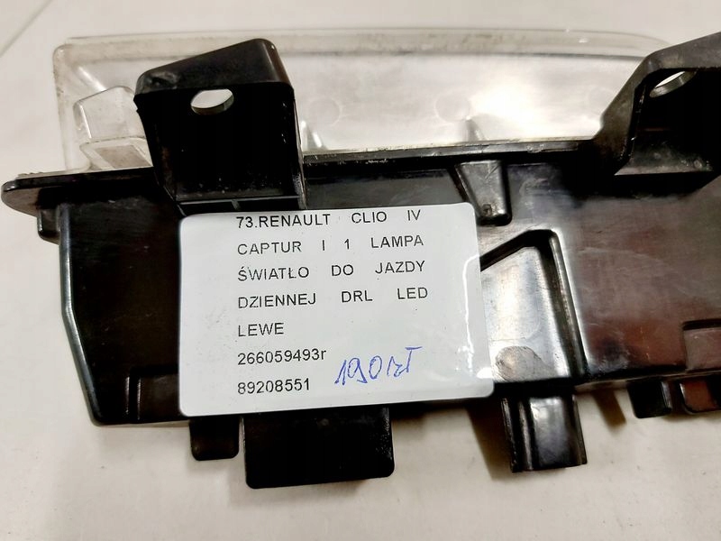 фото №6, Clio 4 iv captur 1 i світло do рух dziennej led drl ліва лампа ліва