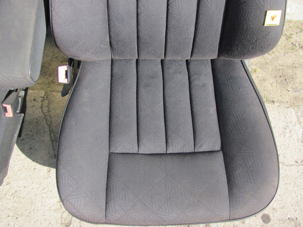 фото №8, Mercedes w124 сидіння передні + заднє сидіння чорні