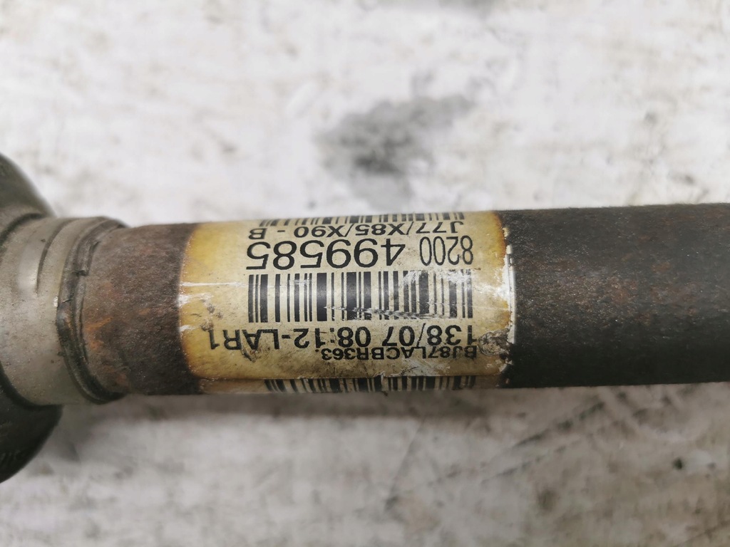 фото №4, Приводной вал короткий левая renault modus 1.5 dci 8200499585