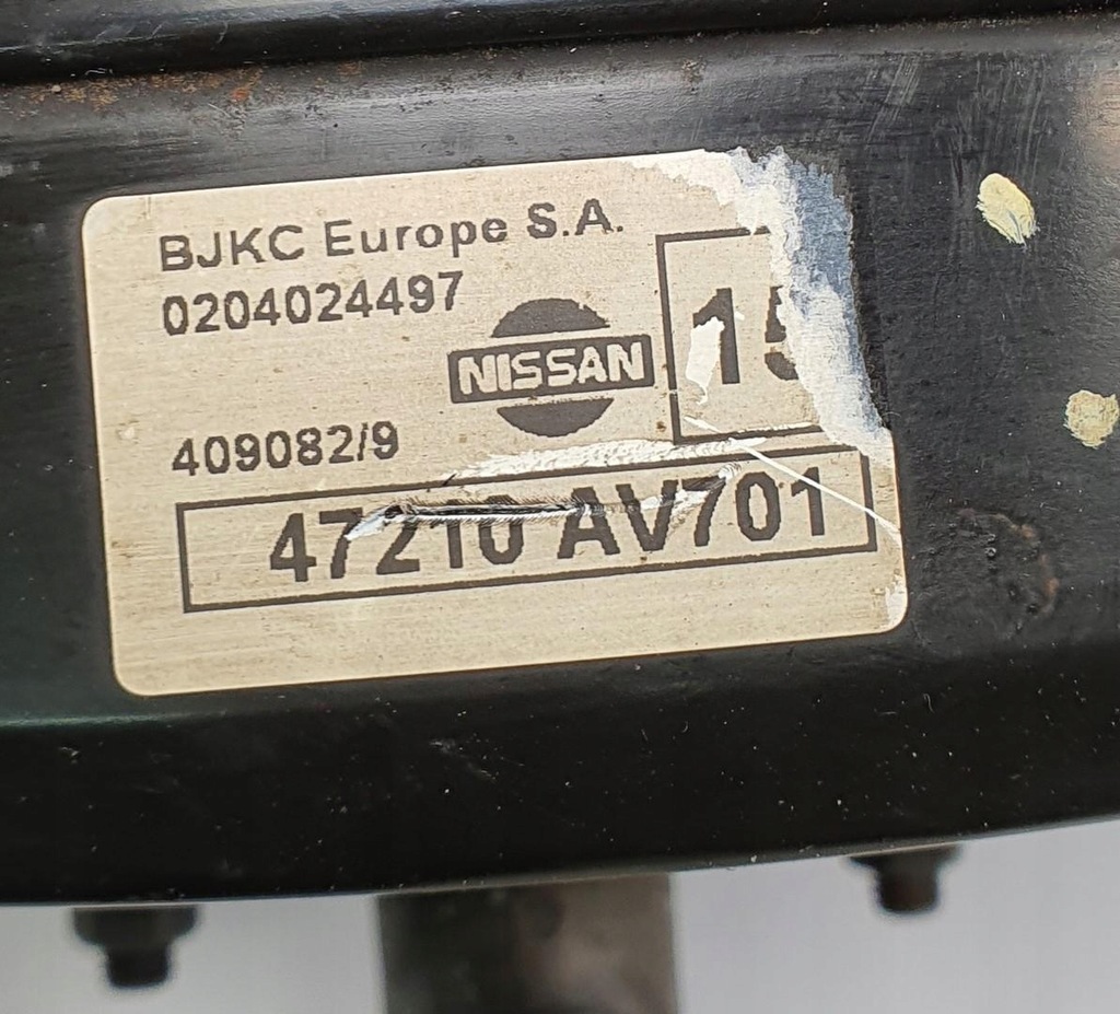 фото №5, Насос підсилювач гальм гальмівні nissan primera p12 1.8 47210av701