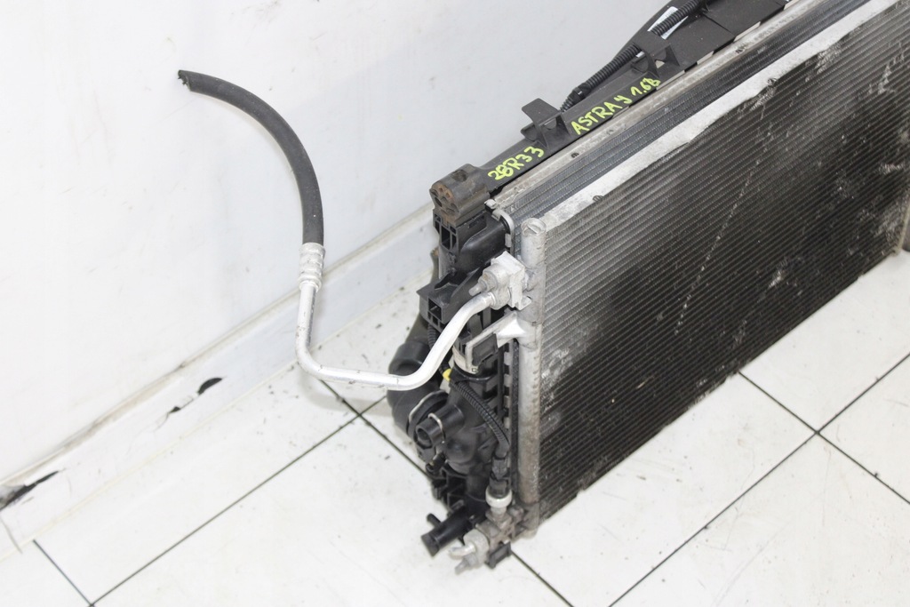 фото №8, Opel astra iv j 2009r- 1.6 b радиатор + вентиляторы комплект