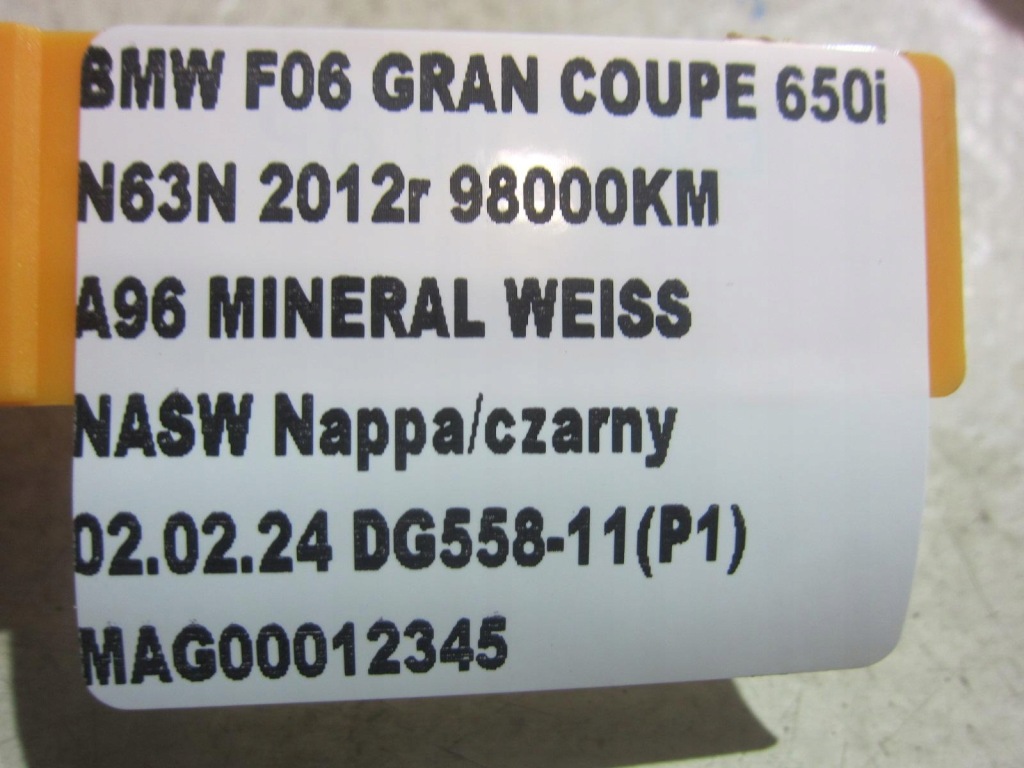 фото №9, Bmw 6 f06 gran coupe f13 прокладка крышки багажника крышки 51767288203