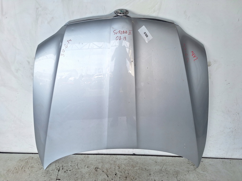 фото №1, Skoda superb ii 3t 08-13 капот la7w
