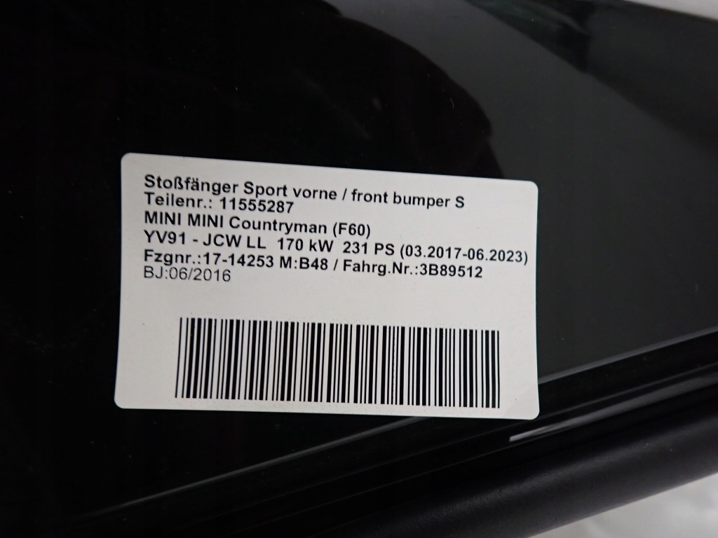 Купить Mini countryman ii f60 jcw 16- бампер перед передний