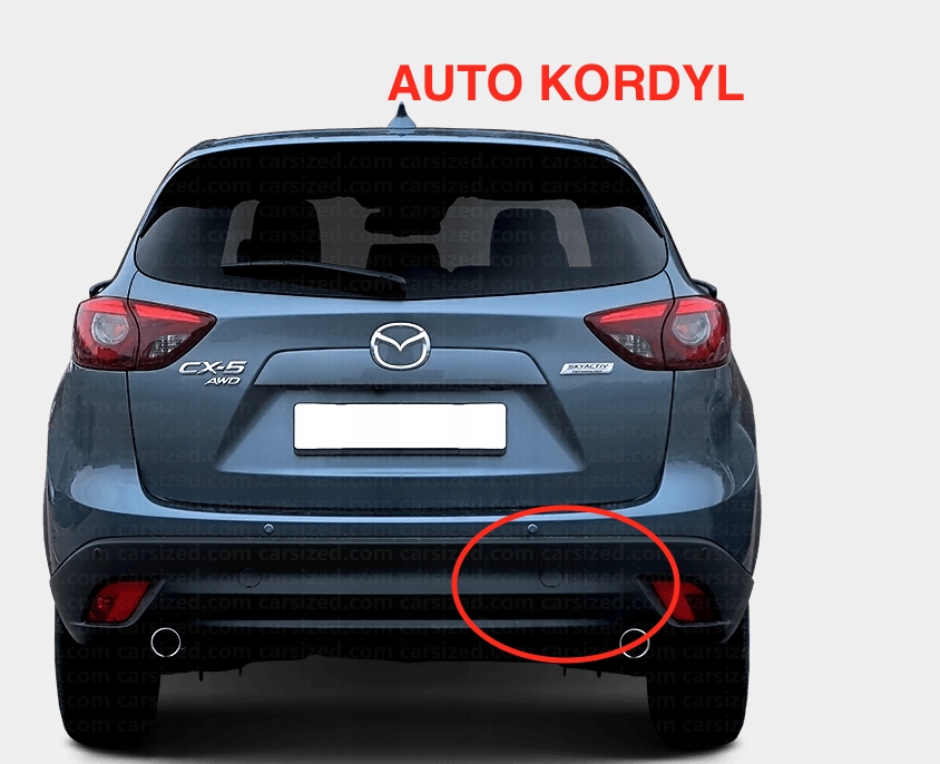 фото №1, Заглушка накладка hak задняя правая mazda cx- 5 2012-