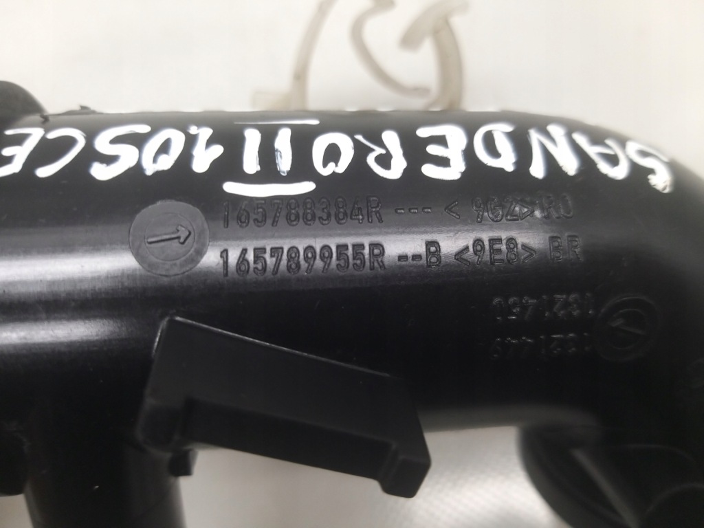 фото №8, Труба повітрозабірник повітря dacia sandero ii clio v 1.0 sce b4de411 165788384r