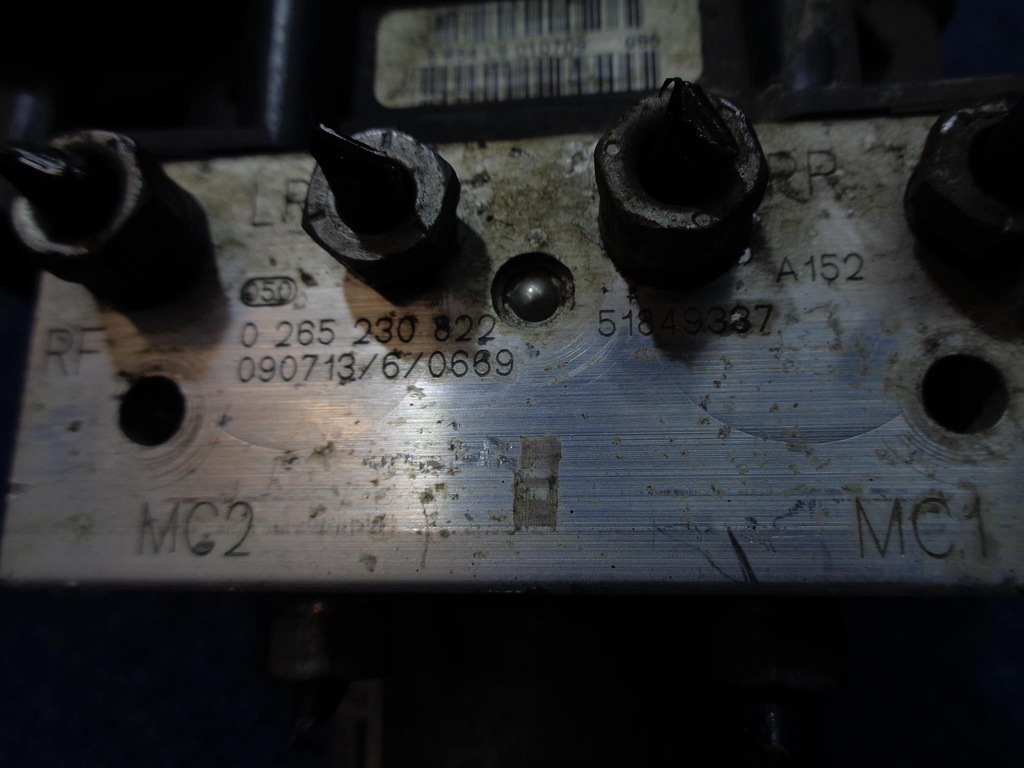 фото №8, Насос тормозная abs 51849337 0265230822 fiat 500