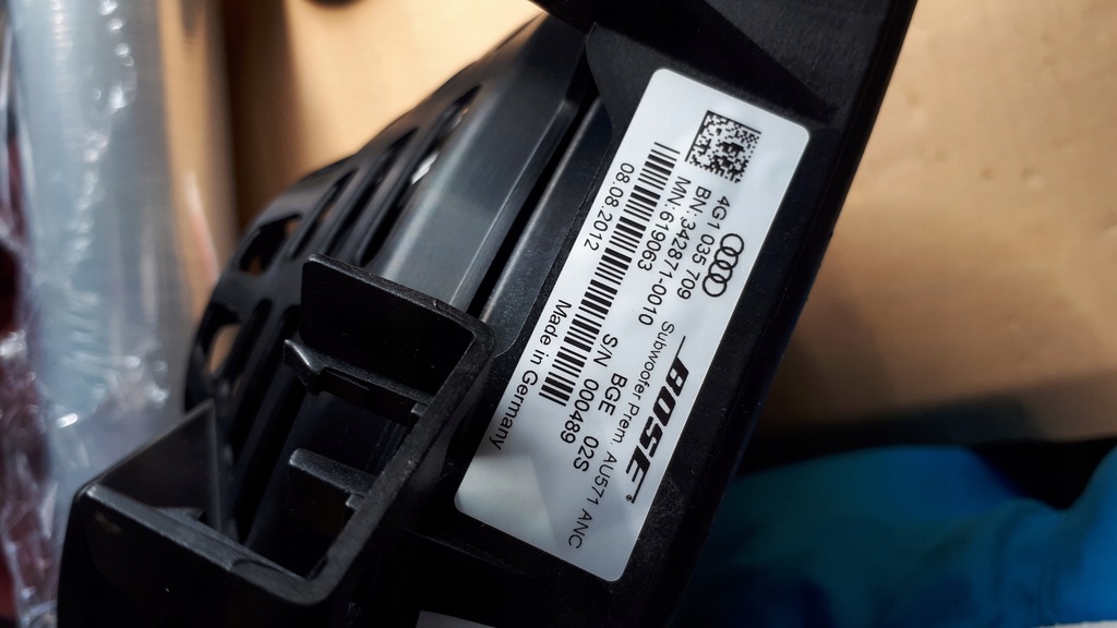 фото №8, S6 c7 4g a6 динамик сабвуфер bose 4g1035709 sedan