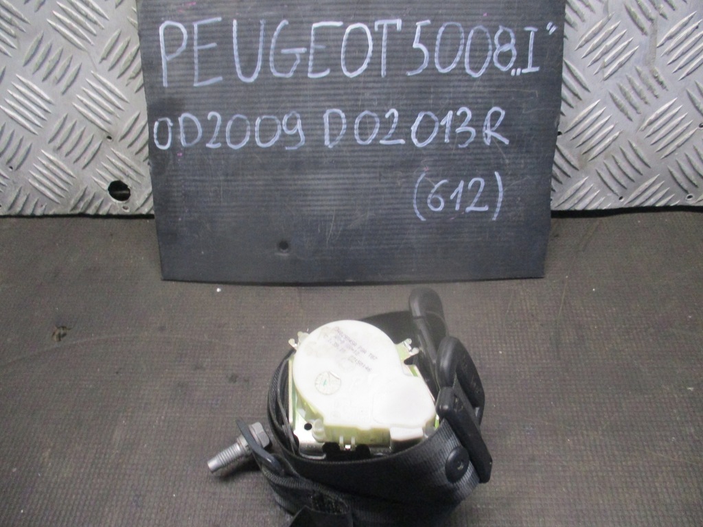 фото №1, Pas безпеки правий задня 9682053880 peugeot 5008 i 09-13r