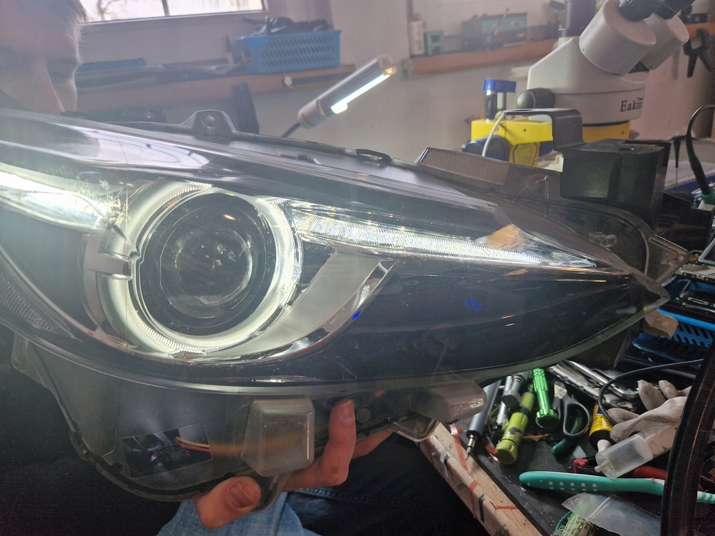 фото №9, Лампа mazda 3 bm bn bi-xenon поворотный некорректируемый 13- левая правая оригинал eu