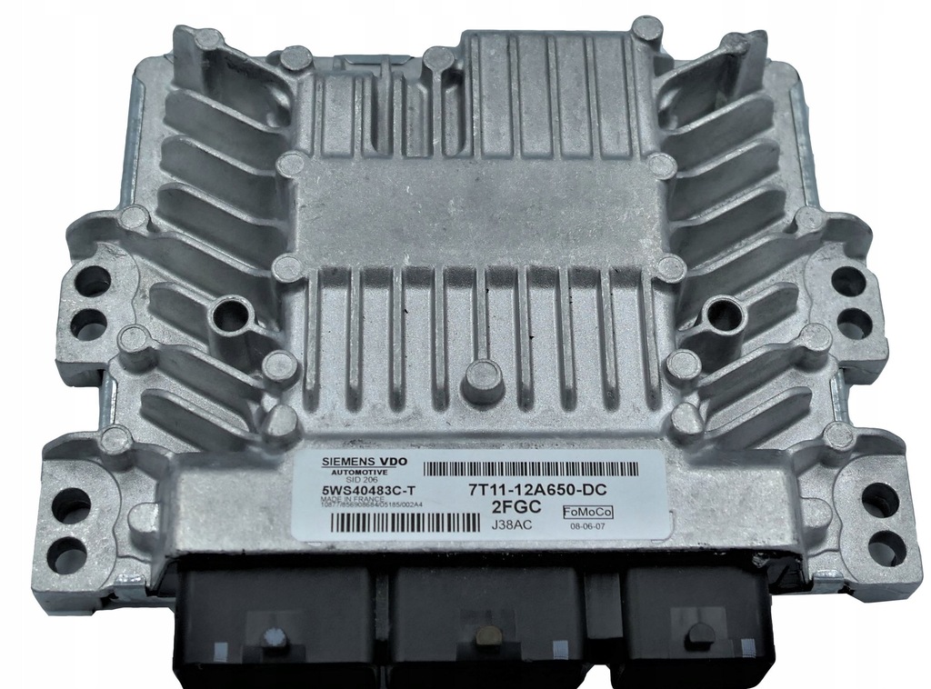 фото №1, Блок управления/модуль ecu ford focus 7t1112a650dc 5ws40483ct 2fgc программирование