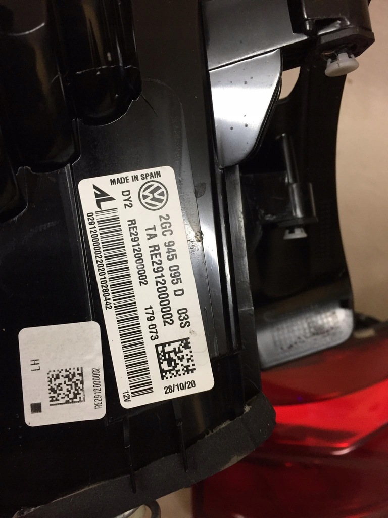 фото №9, Vw troc cabrio лампа задня led 2gc945096d 2gc945095d