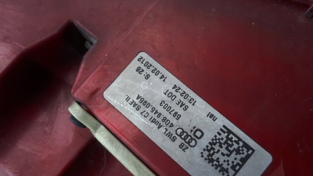 фото №9, A7 4g s7 лампа ліва лівий задня w крила usa