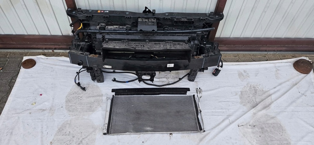 фото №11, Kia niro ii підсилювач передній повний балка бампера замок датчики air