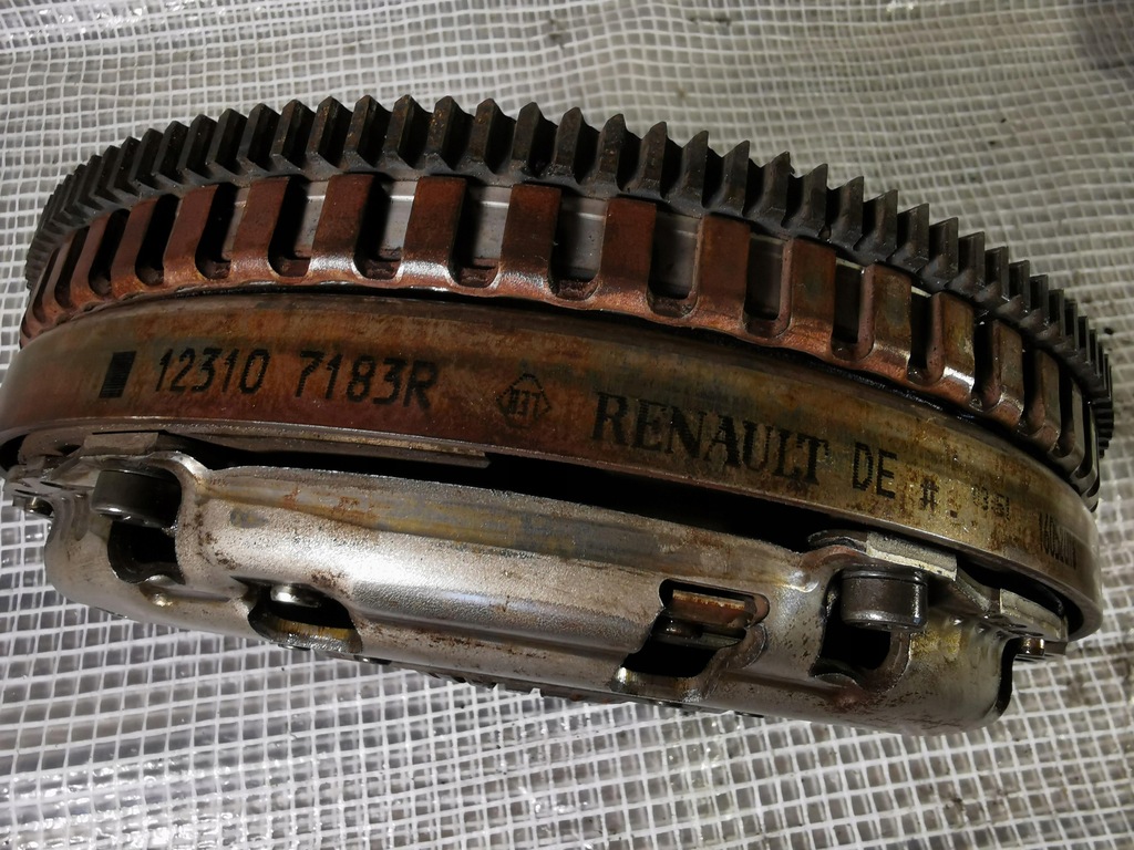 фото №10, Renault espace v 5 14-19 1.6 dci колесо двухмассовый двухмассовый маховик сцепление 123107183r