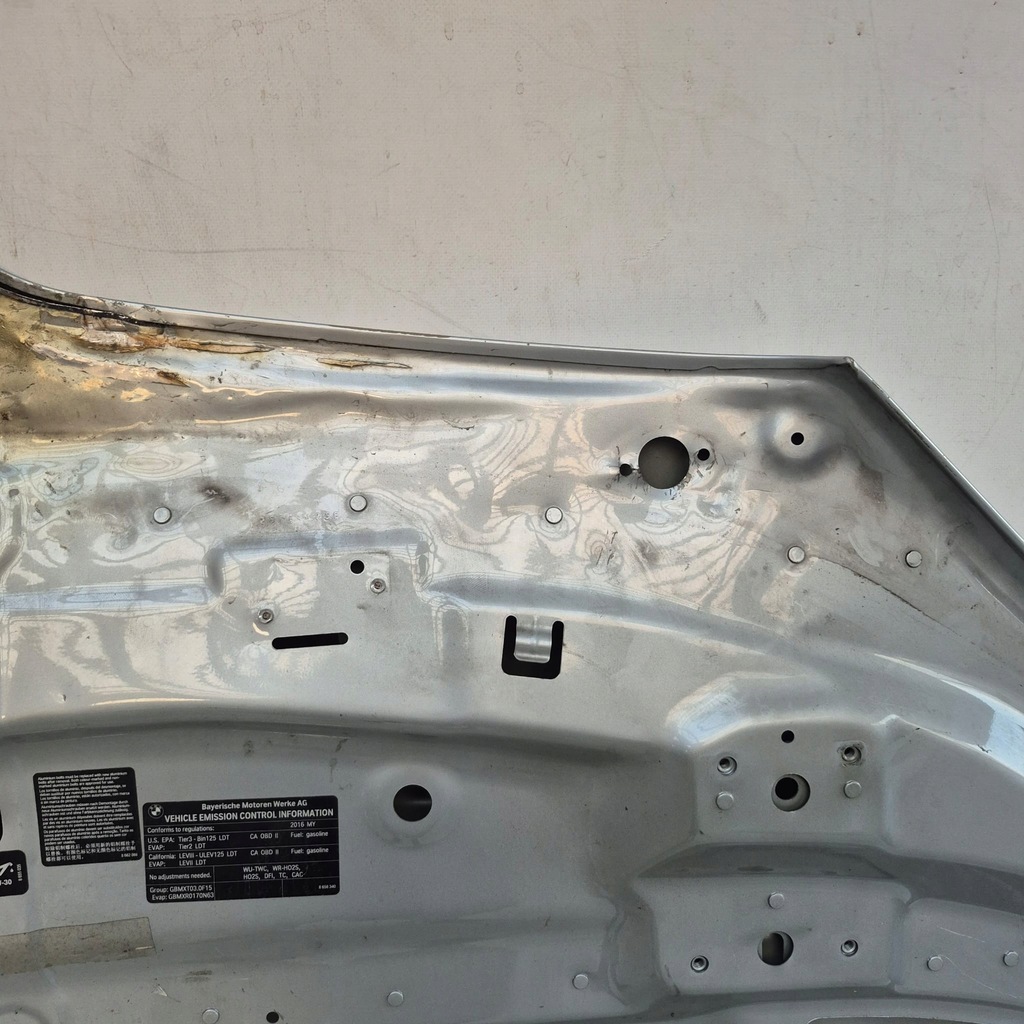 фото №11, Bmw x5 f15 x6 f16 13- капот крышка двигателя
