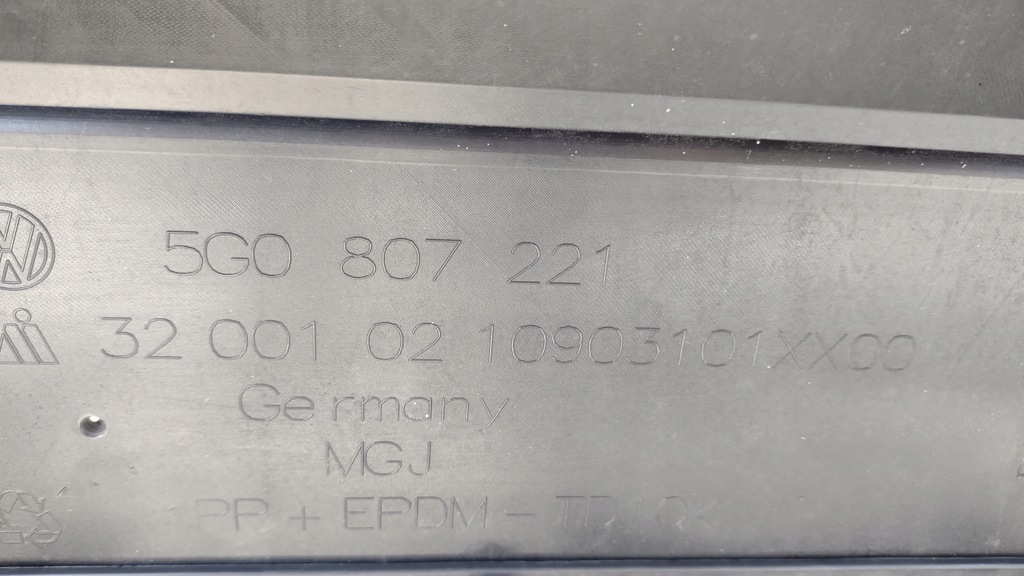 фото №12, Бампер vw golf vii 7 перед tylko омивачі 12-16 5g