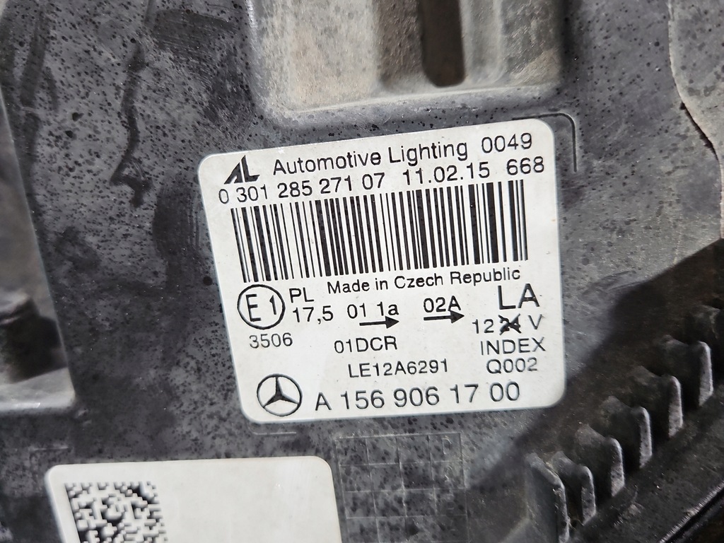 фото №10, Фара левый лампа перед bixenon mercedes gla x156 13-19 europa