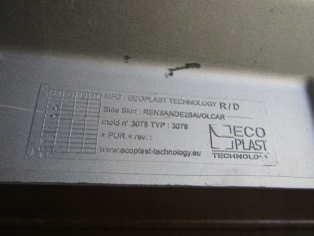 фото №8, Молдинг поріг права dacia sandero 2 sport kit 12-