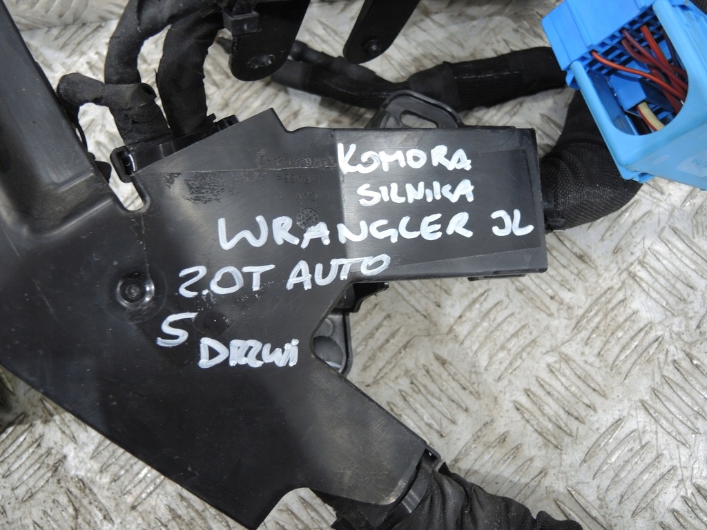 фото №5, Jeep wrangler jl 2.0tb электропроводка отсек двигателя