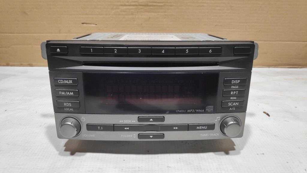 фото №1, Заводской радио cd subaru forester iii 86201sc401