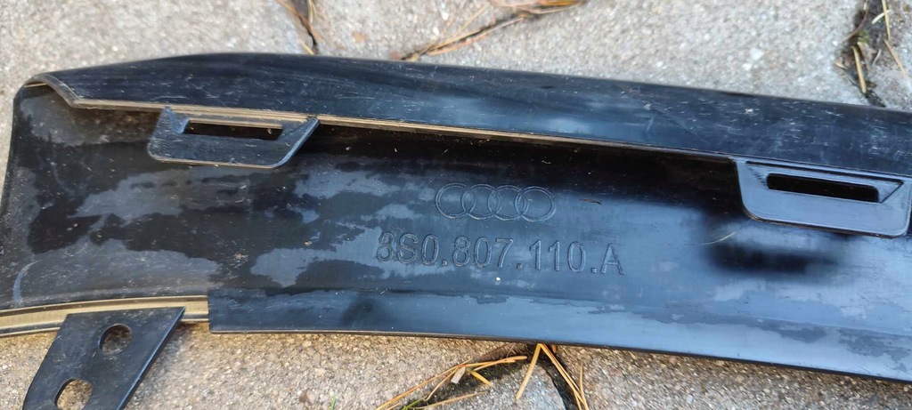 фото №6, Audi tts tt 8s молдинг бампера спойлер перед 8s0807110a