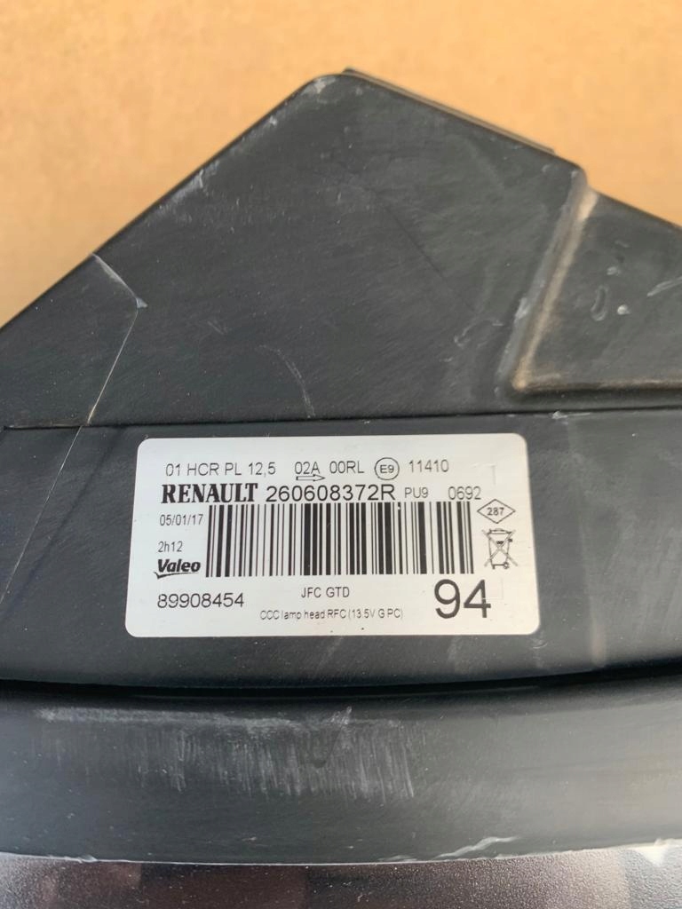 фото №6, Лампа правая левая full led renault espace v 5