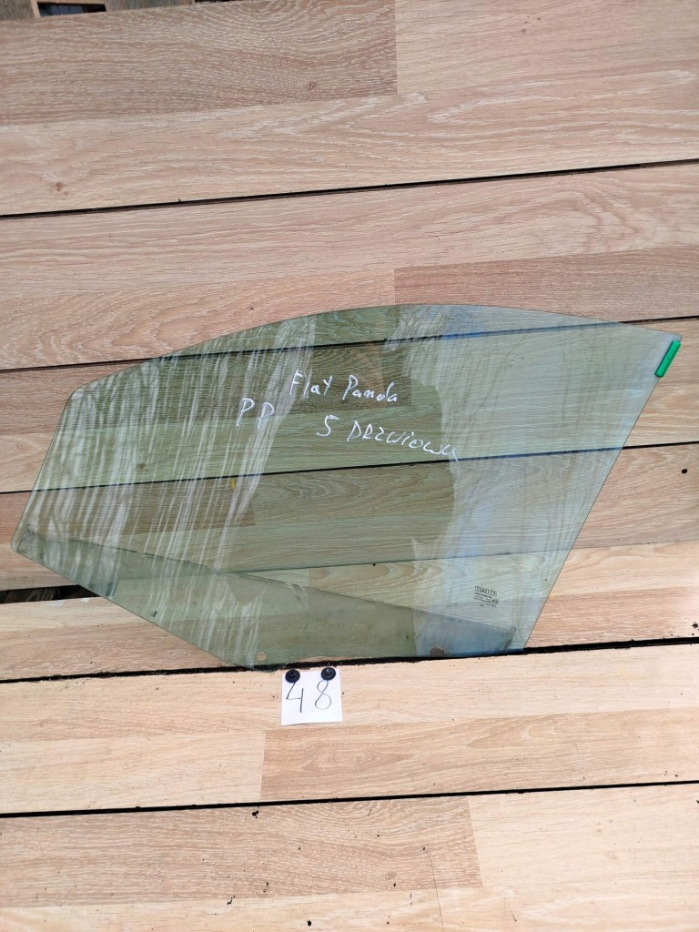 фото №1, Скло бічна двері правий перед fiat panda ii 5d